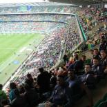 The boys watching the early fixtures.