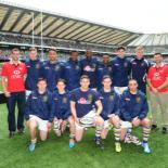 Team photo on the Twickenham turf.